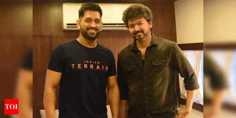 Chennai, CSK & films… What Dhoni & Vijay spoke during their viral meeting | Tamil Movie News